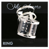 Mi Amore Stackable Multiple-Ring-Set Silver-Tone Size 7.00