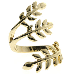 Mi Amore Branch Sized-Ring Gold-Tone Size 7.00