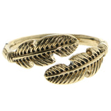 Mi Amore Feather Sized-Ring Gold-Tone Size 9.00