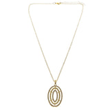 Mixit Gift Boxed Necklace-Earring-Set Gold-Tone