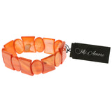 Mi Amore Stretch-Bracelet Orange/Red