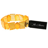 Mi Amore Stretch-Bracelet Yellow/Orange