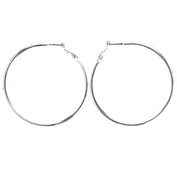 Mi Amore Hoop-Earrings Silver-Tone