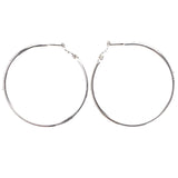 Mi Amore Hoop-Earrings Silver-Tone