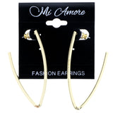 Mi Amore Dangle-Earrings Gold-Tone