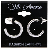 Mi Amore Boho Dangle-Earrings Silver-Tone