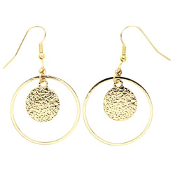 Mi Amore Dangle-Earrings Gold-Tone