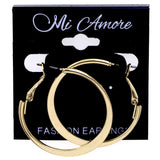 Mi Amore Hoop-Earrings Gold-Tone