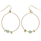 Mi Amore Dangle-Earrings Gold-Tone/Green