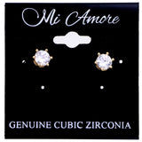 Mi Amore Stud-Earrings Silver-Tone/Gold-Tone