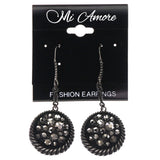 Mi Amore Dangle-Earrings Black