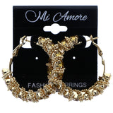 Mi Amore Hoop-Earrings Gold-Tone