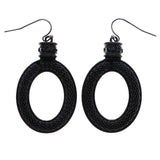 Mi Amore Dangle-Earrings Black