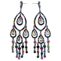 Mi Amore Drop-Dangle-Earrings Multicolor/Black