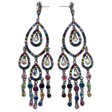 Mi Amore Drop-Dangle-Earrings Multicolor/Black