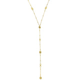 Mi Amore Y-Necklace Gold-Tone