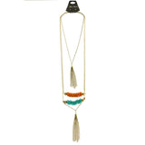 Mi Amore Long-Necklace Multicolor/Gold-Tone