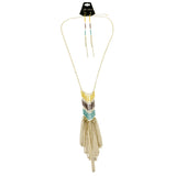 Mi Amore Necklace-Earring-Set Multicolor/Gold-Tone