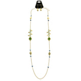 Mi Amore Necklace-Earring-Set Multicolor/Gold-Tone