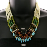 Mi Amore Necklace-Earring-Set Multicolor/Gold-Tone