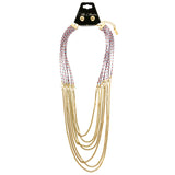 Mi Amore Necklace-Earring-Set Multicolor/Gold-Tone