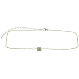 Mi Amore Choker-Necklace Silver-Tone