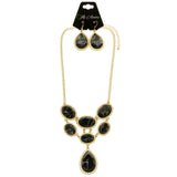 Mi Amore Multiple-Necklace-Set Black/Gold-Tone