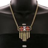 Mi Amore Necklace-Earring-Set Multicolor/Gold-Tone