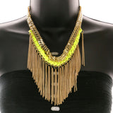 Mi Amore Statement-Necklace Gold-Tone/Green