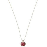 Mi Amore Pendant-Necklace Pink/Silver-Tone