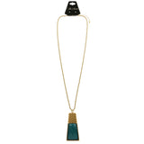 Mi Amore Pendant-Necklace Green/Gold-Tone