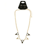 Mi Amore Necklace-Earring-Set Black/White