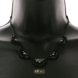 Mi Amore Fashion-Necklace Black