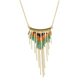 Mi Amore Fashion-Necklace Multicolor/Gold-Tone