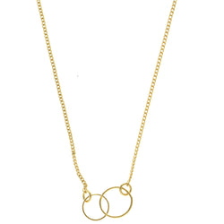Mi Amore Rings Fashion-Necklace Gold-Tone