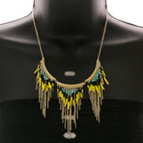 Mi Amore Fashion-Necklace Multicolor/Gold-Tone