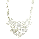 Mi Amore Fashion-Necklace Silver-Tone