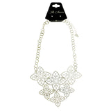 Mi Amore Fashion-Necklace Silver-Tone