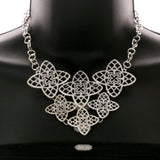 Mi Amore Fashion-Necklace Silver-Tone