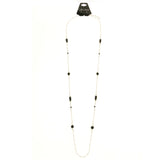 Mi Amore Long-Necklace Black/Gold-Tone