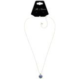 Mi Amore Pendant-Necklace Blue/Silver-Tone