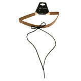 Mi Amore Bow Choker-Necklace Brown/Black