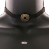 Mi Amore Necklace-Earring-Set Black/Bronze-Tone