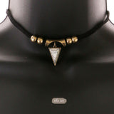 Mi Amore Choker-Necklace White/Gold-Tone