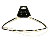 Mi Amore Choker-Necklace Black/Gold-Tone