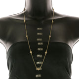 Mi Amore Long-Necklace Gold-Tone