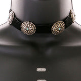 Mi Amore Necklace-Earring-Set Black/Bronze-Tone