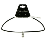 Mi Amore Pineapple Choker-Necklace Black/Silver-Tone