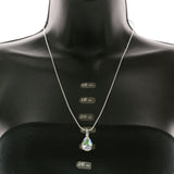 Mi Amore Pendant-Necklace Silver-Tone/Clear