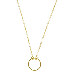 Mi Amore Ring Fashion-Necklace Gold-Tone